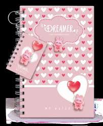 Notes con portachiavi Rosa